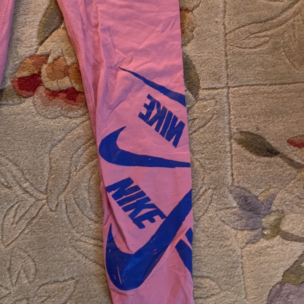 Nike Pink and Blue Leggings - Picture 3 of 5